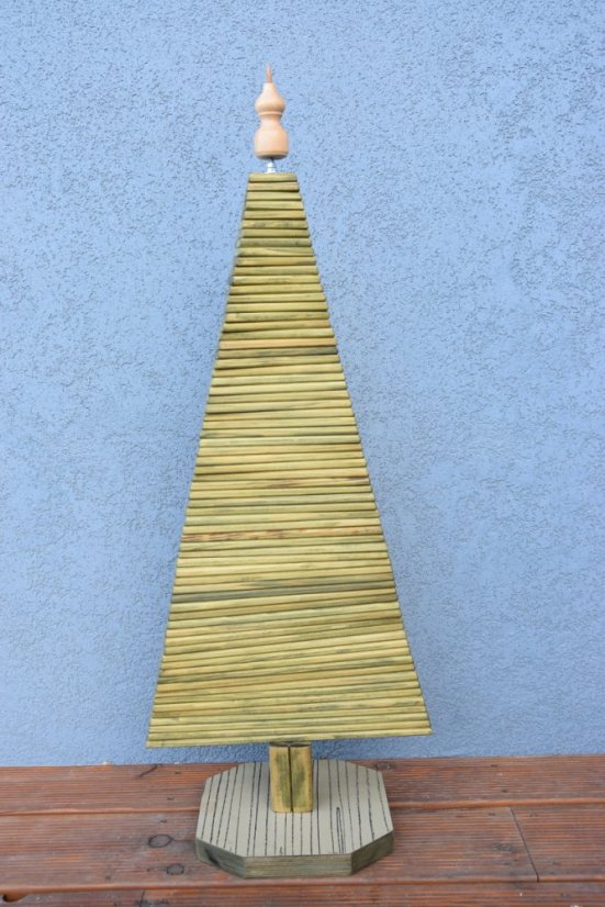 Weihnachtsbaum aus Holz - grn :: Adalsol