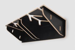 Houseables Lot de 12 paires de supports muraux pour ski et planche à